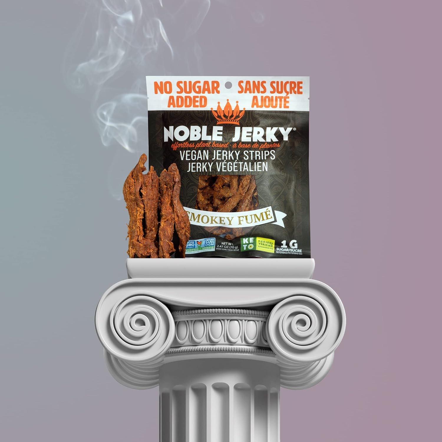 Noble Jerky No Sugar Added Smokey Jerky - 70g