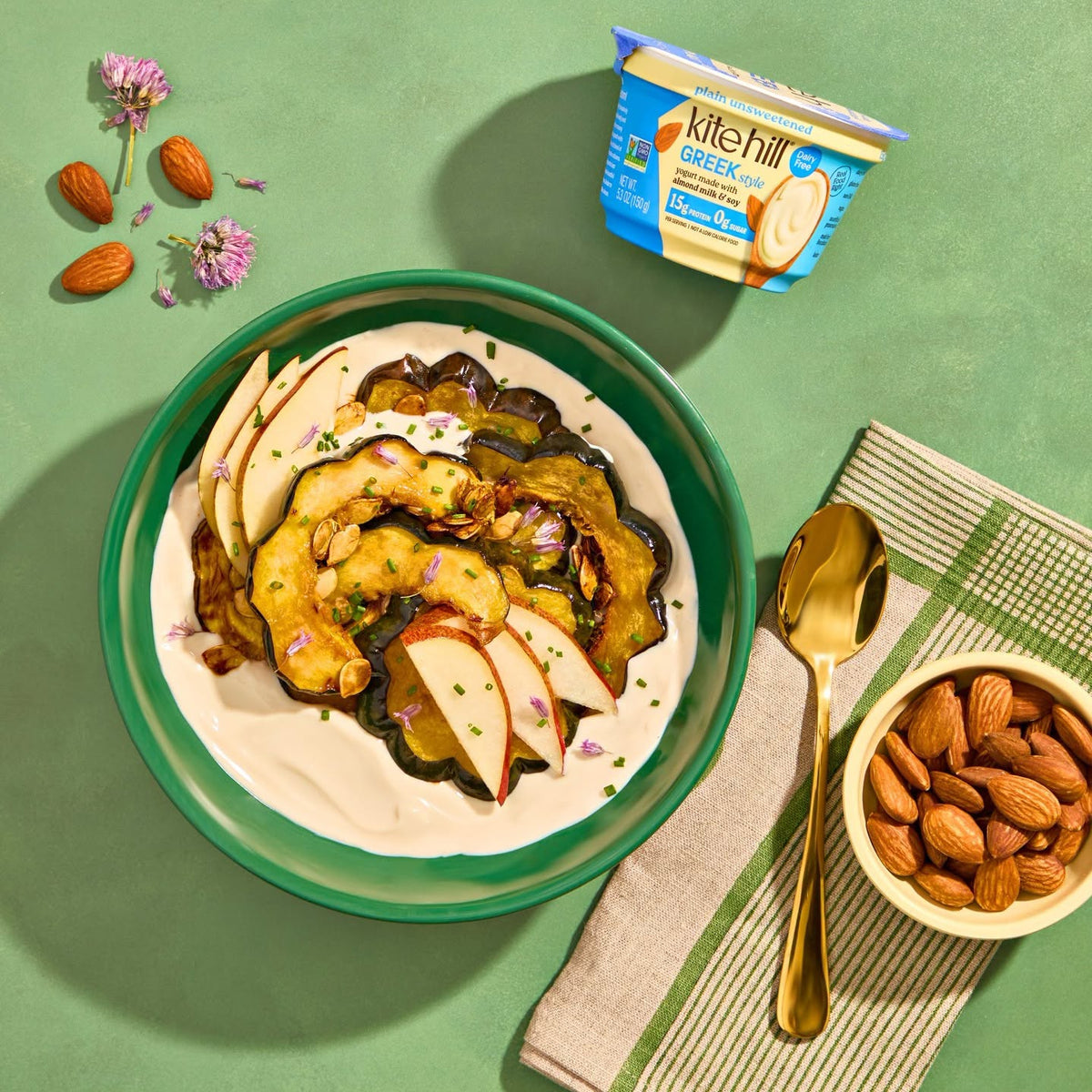 Kite Hill Unsweetened Plain Greek Style Yogurt - 150g