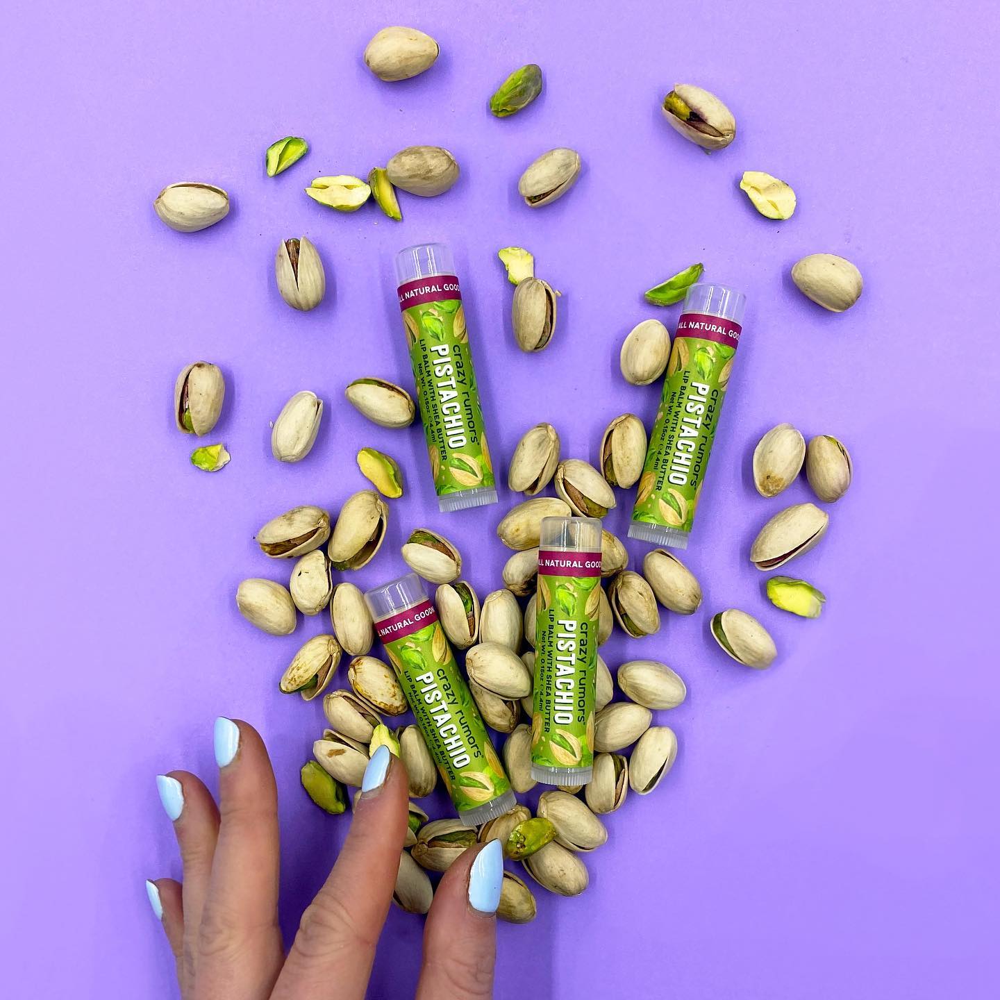 Crazy Rumours Baume à Lèvres Pistache - 4.2g