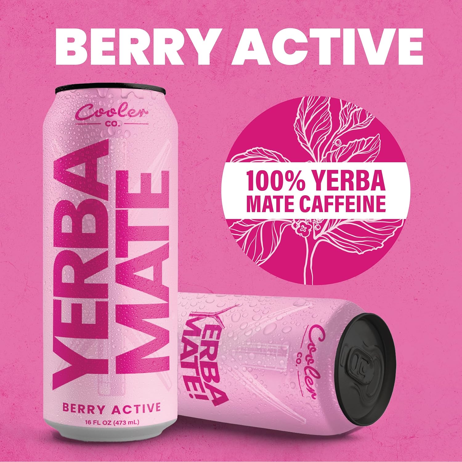 Cooler Co Berry Active Yerba Mate - 473ml