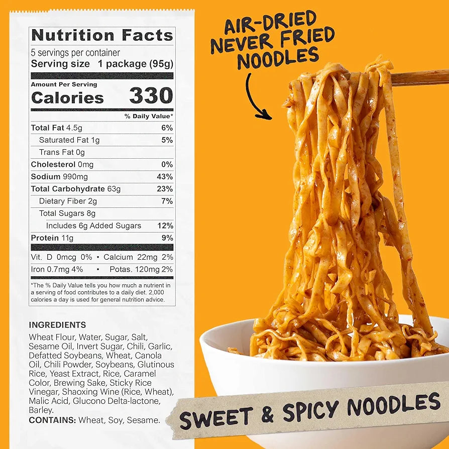 Momofuku Sweet and Spicy Noodles - 400g