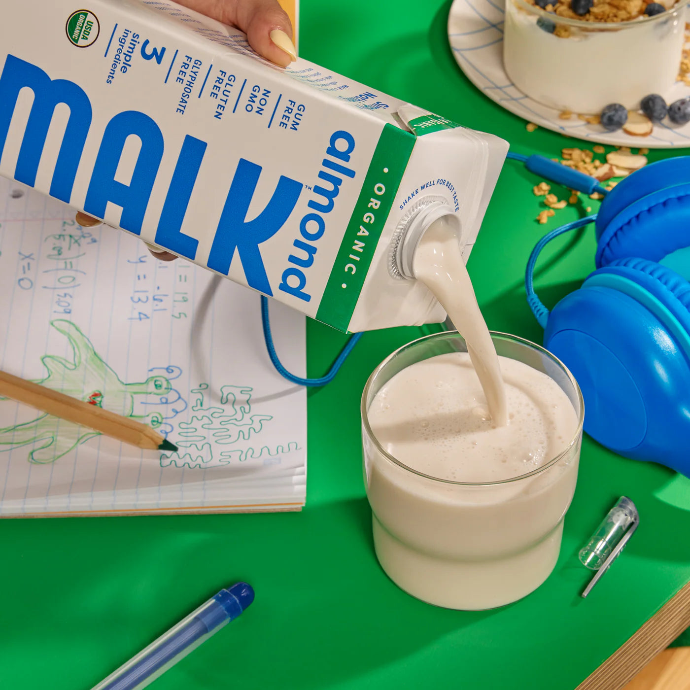 Malk Organic Unsweetened Almond Milk - 946ml