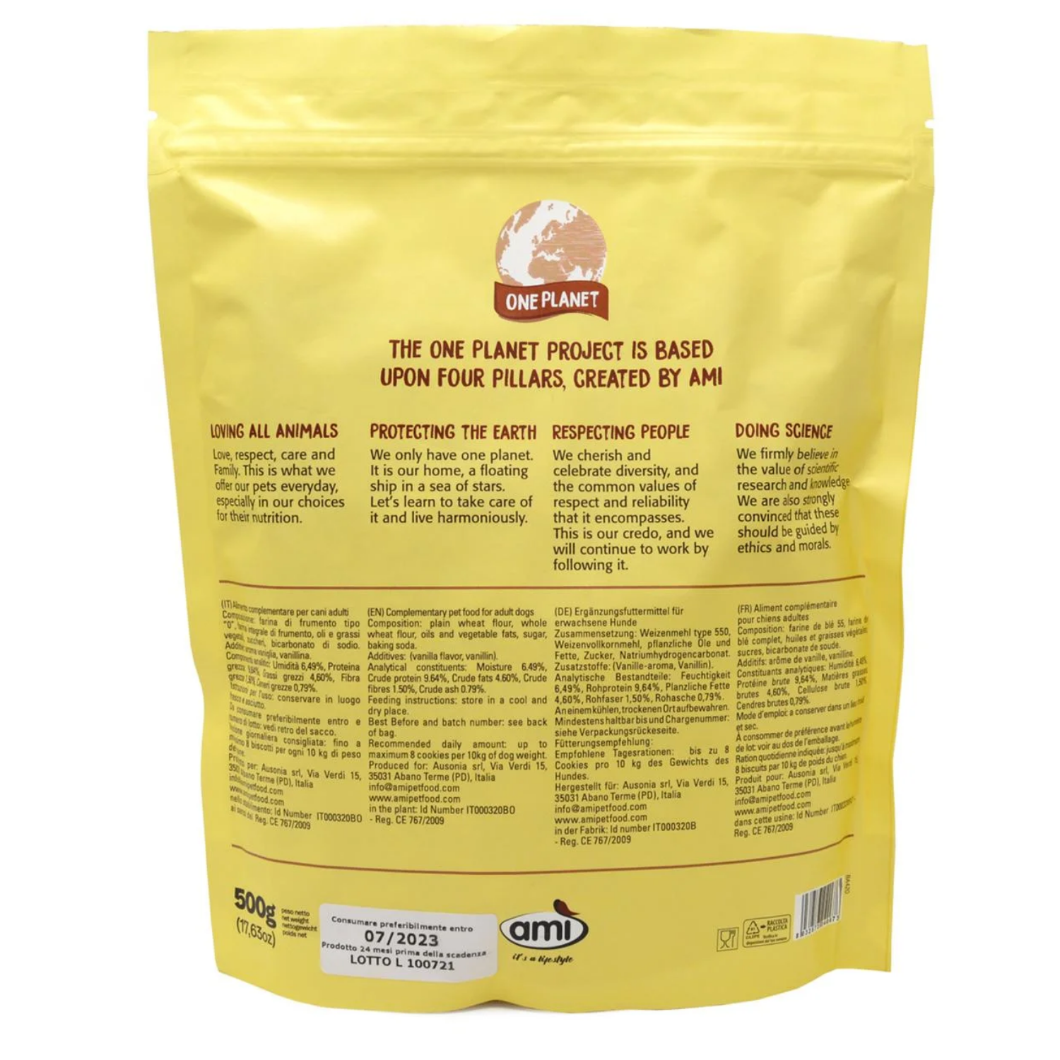 Ami Biscuits Mini Bones Vanilla Flavour - 500g