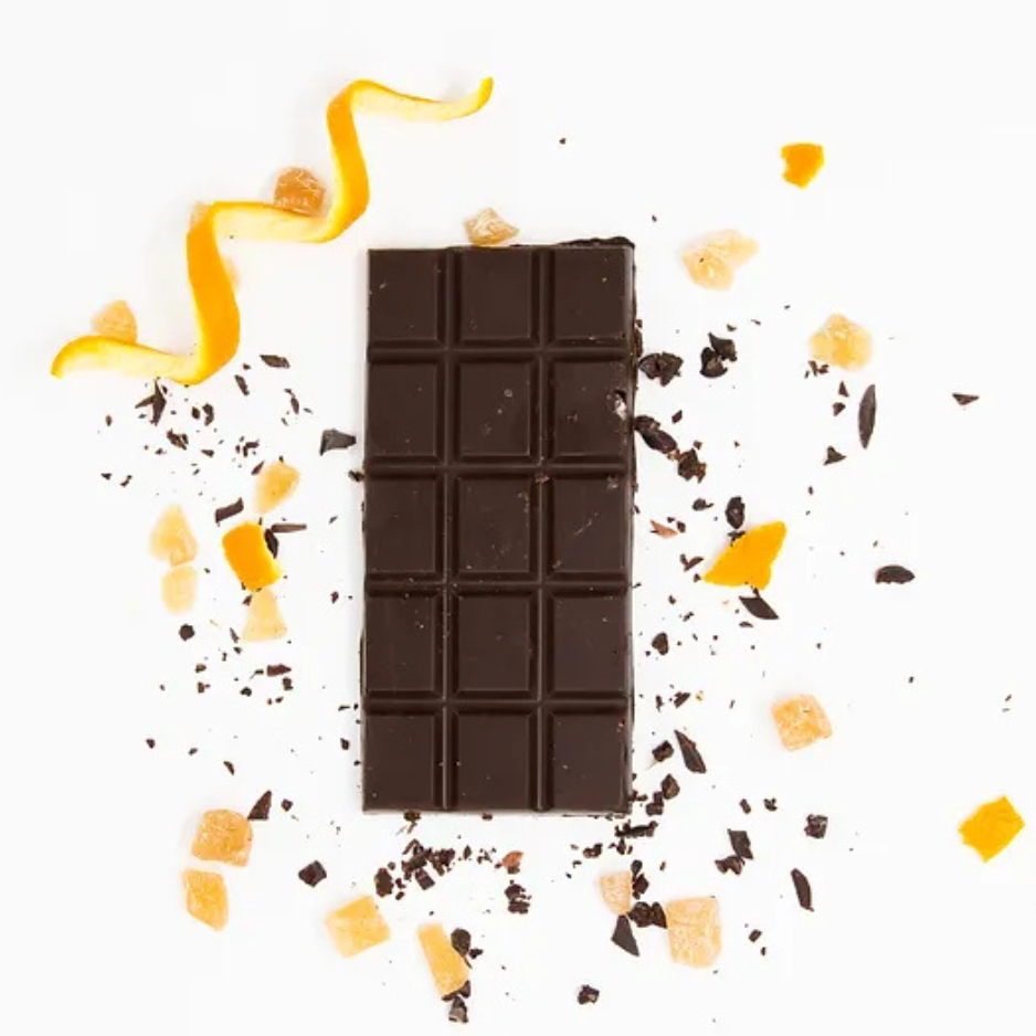 Artisan's Way Orange Ginger 70% Dark Chocolate Bar - 60g