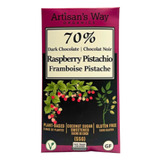 Artisan's Way Raspberry Pistachio Dark Chocolate Bar - 55g