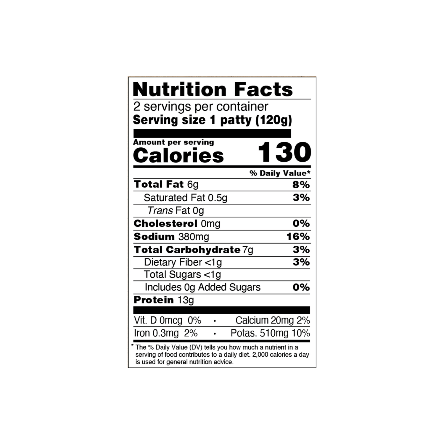 Big Mountain Foods Lion's Mane Mushroom Burger - 240g