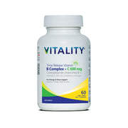 Vitality Time Release B60 Complete + C 600 mg (plusieurs tailles)