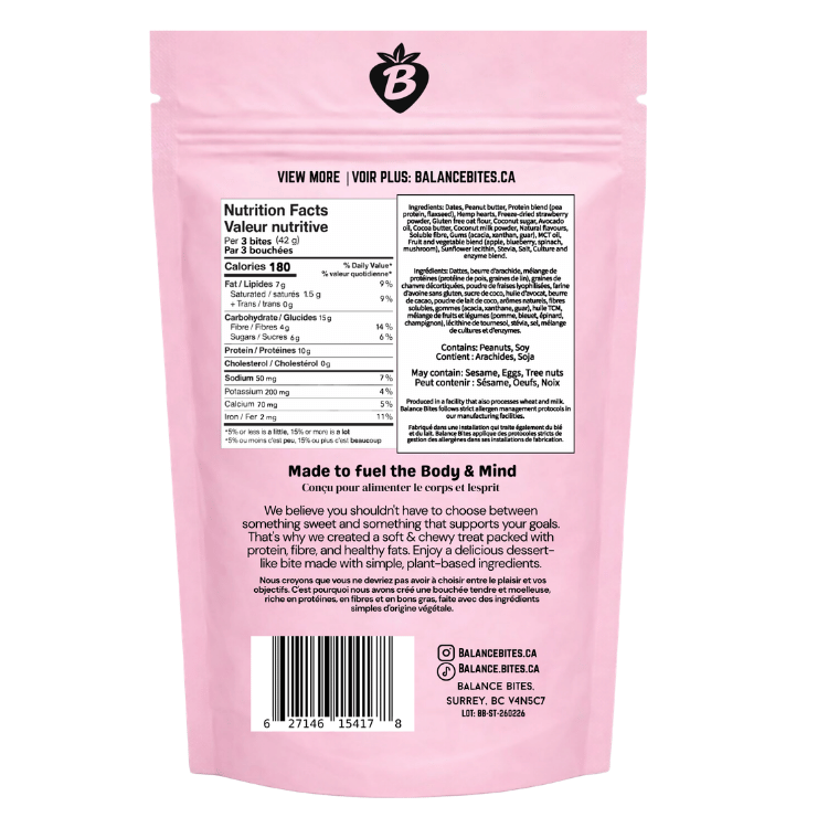 Balance Bites Strawberry Shortcake Protein Treat - 80g