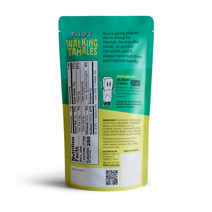 Fillo's Verde Walking Tamale - 113g
