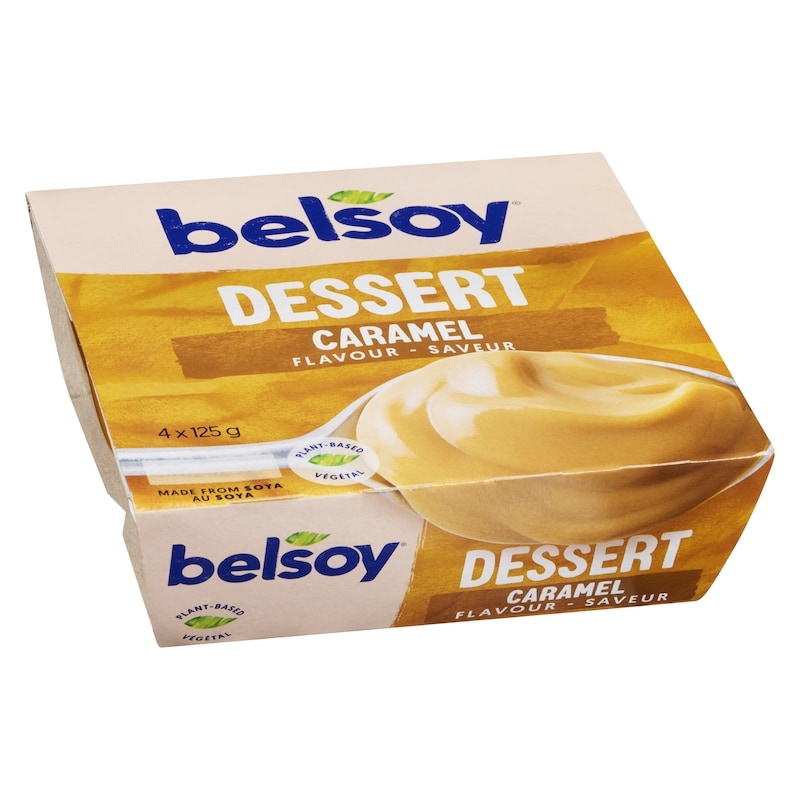 Pouding au caramel crémeux Belsoy - 4x 125g