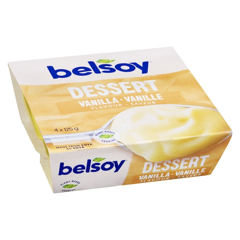 Pudding à la vanille française Belsoy - 4x 125g