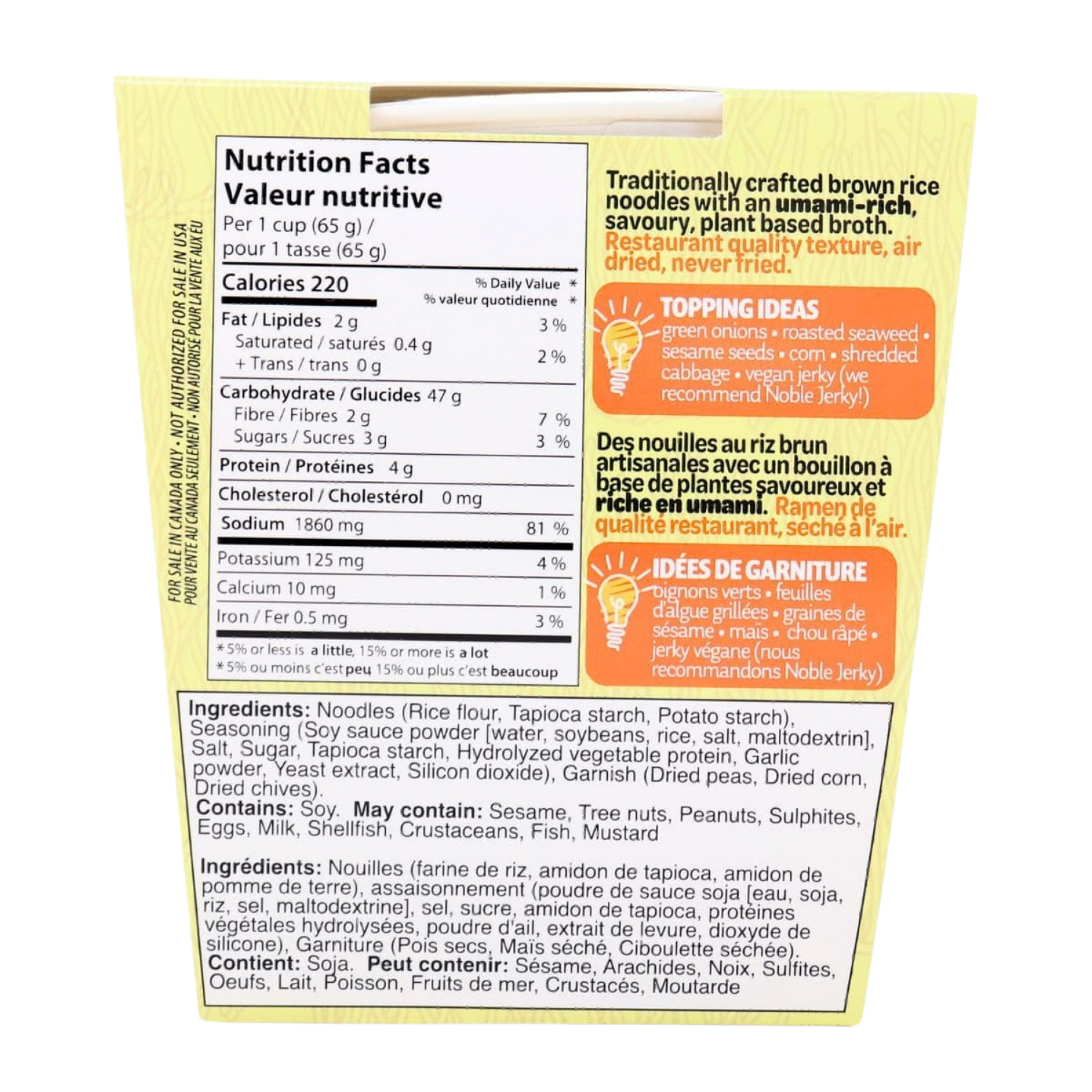 Better Ramen Original Ramen Cup - 65g