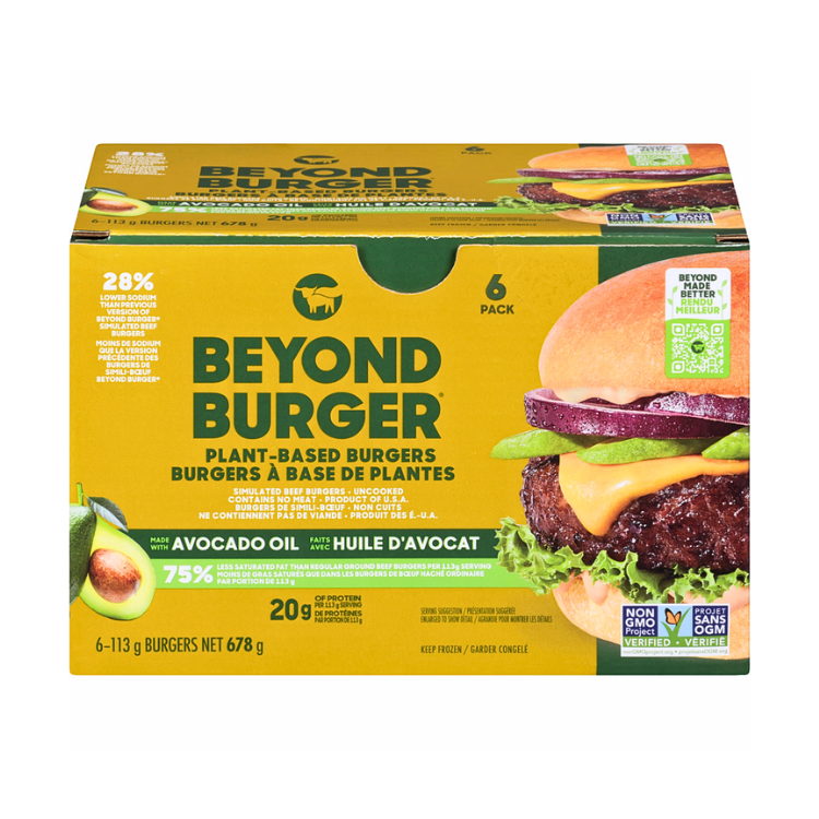 Beyond Meat	Beyond Burger Avocado Oil 6 Pack - 678g