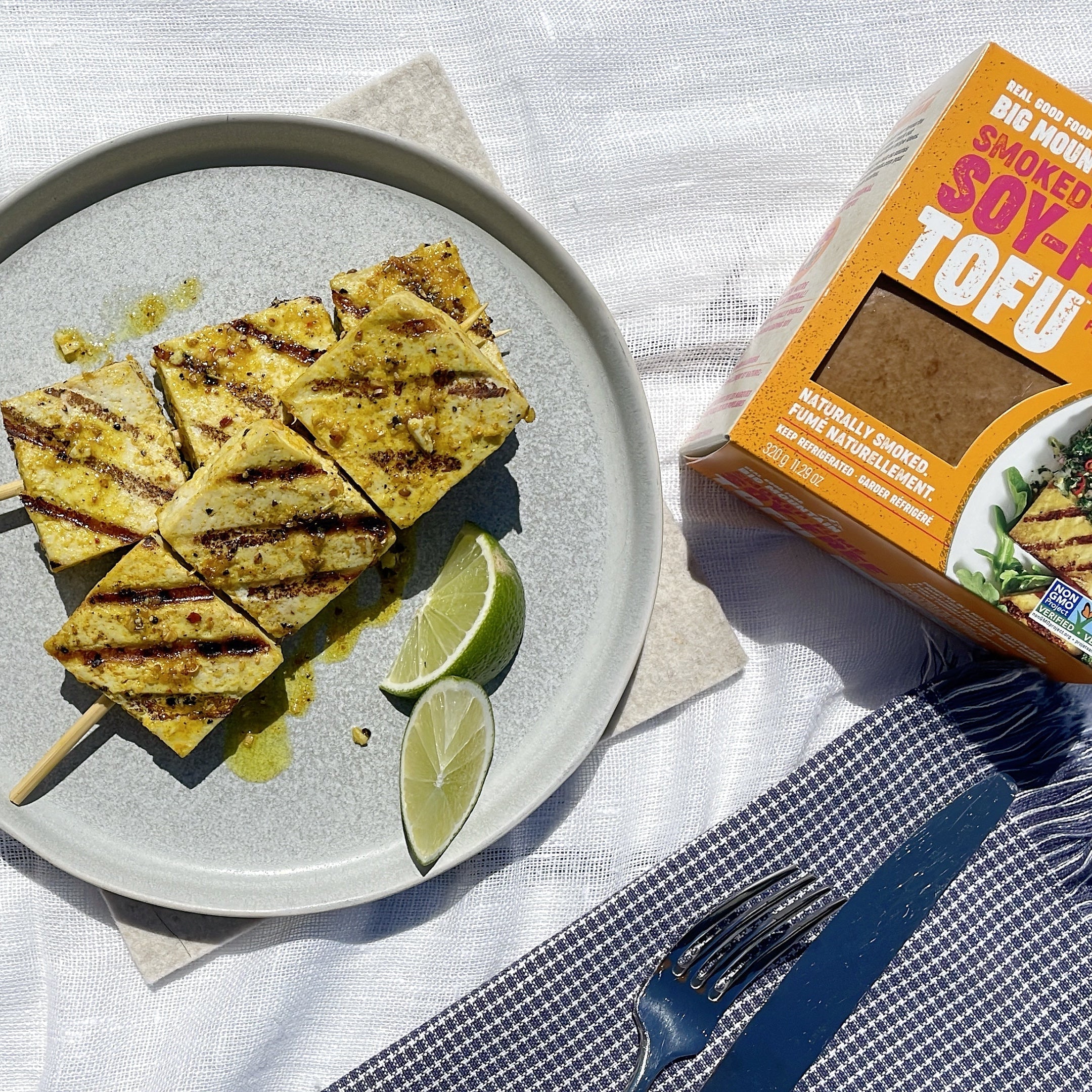 Big Mountain Foods Tofu ferme aux fèves fumées sans soja - 280g