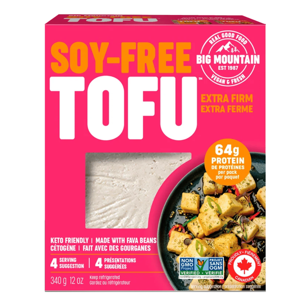 Big Mountain Foods Soy-Free Fava Bean Extra Firm Tofu - 340g