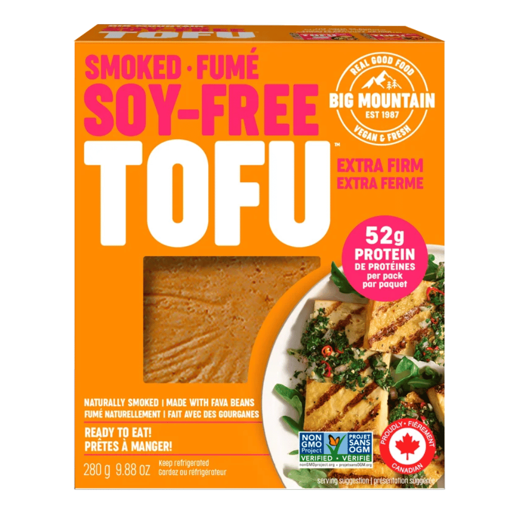 Big Mountain Foods Tofu ferme aux fèves fumées sans soja - 280g
