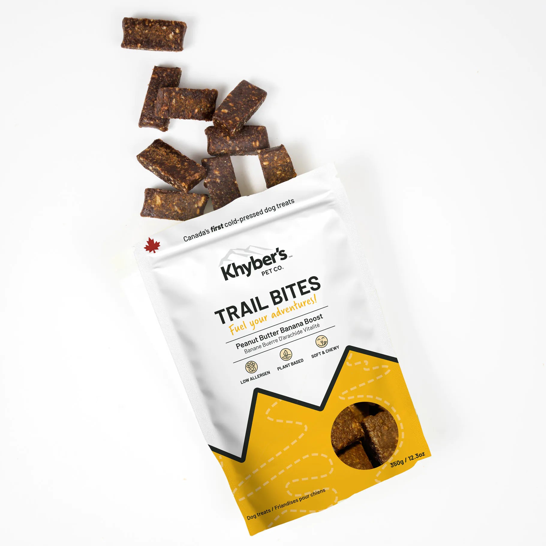 Khyber's Pet Co. Peanut Butter Banana Boost Trail Bites - 350g