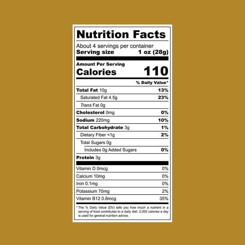 Nuts For Cheese Fromage à l'Ail Noir - 120g