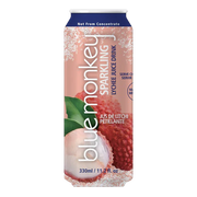 Blue Monkey Sparkling Lychee Juice Drink - 330ml