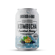 UnderGround Boosted Berry Zero Sugar Kombucha - 355ml