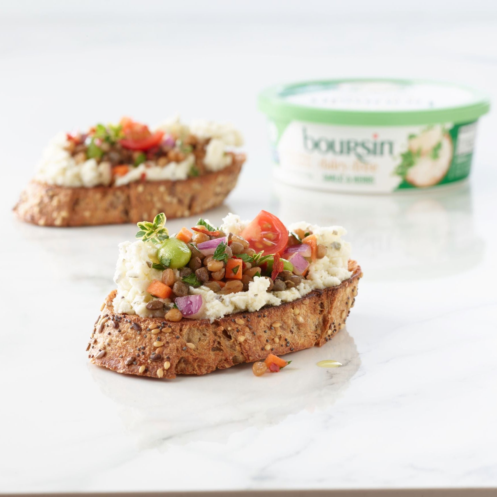 Tartinade sans produits laitiers Boursin - 170g