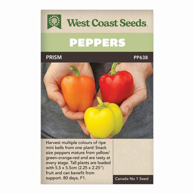 West Coast Seeds Prism Pepper Seeds - 10 Seeds