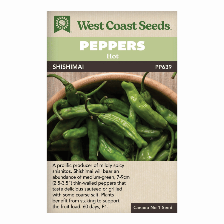 West Coast Seeds Shishimai Hot Pepper Seeds - 10 Seeds