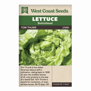 Graines de laitue bol à salade rouge de West Coast Seeds - 0,5 g