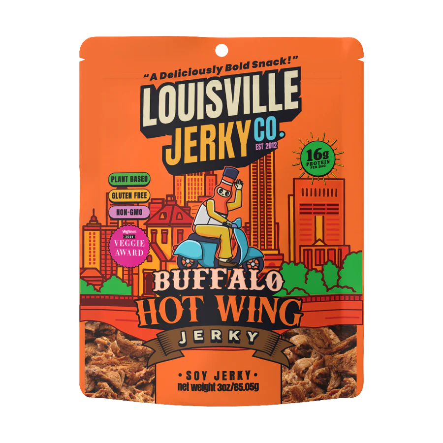 Louisville Vegan Jerky Co. Buffalo Hot Wing Jerky - 85g