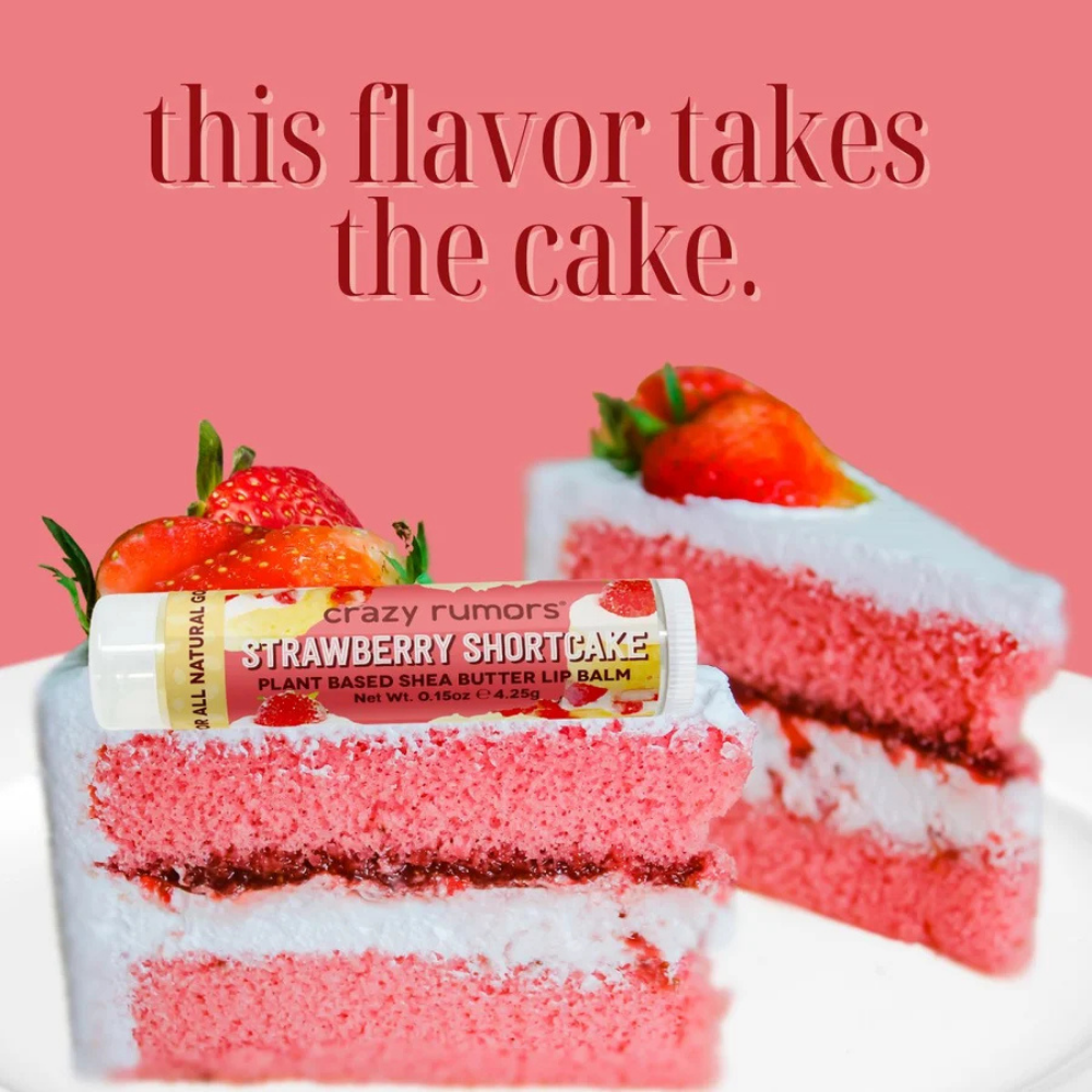 Crazy Rumors Strawberry Shortcake Lip Balm - 4.2g