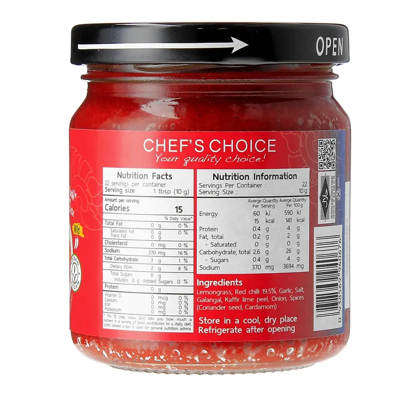Chef's Choice Red Curry Paste - 220g