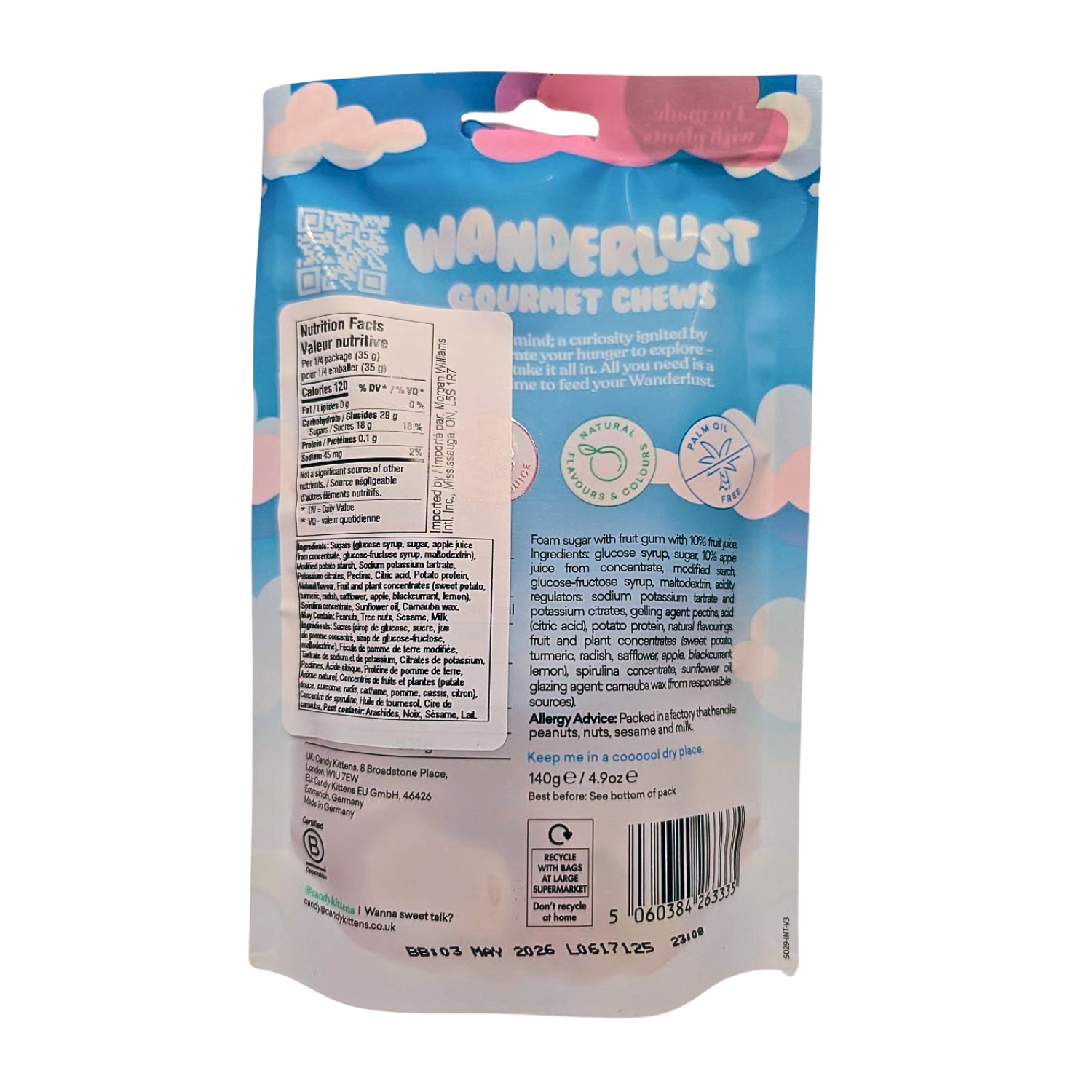 Candy Kittens Wanderlust Gummies - 140g