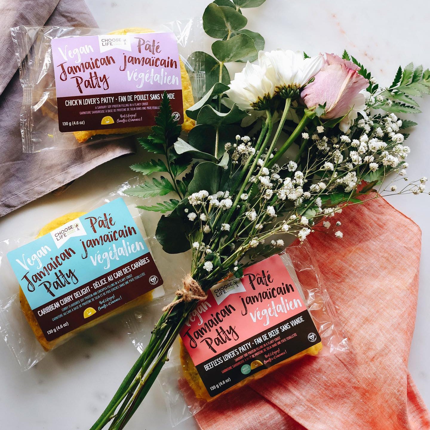 Choisissez la galette jamaïcaine de Life Foods Mild Beefless Lover - 130g