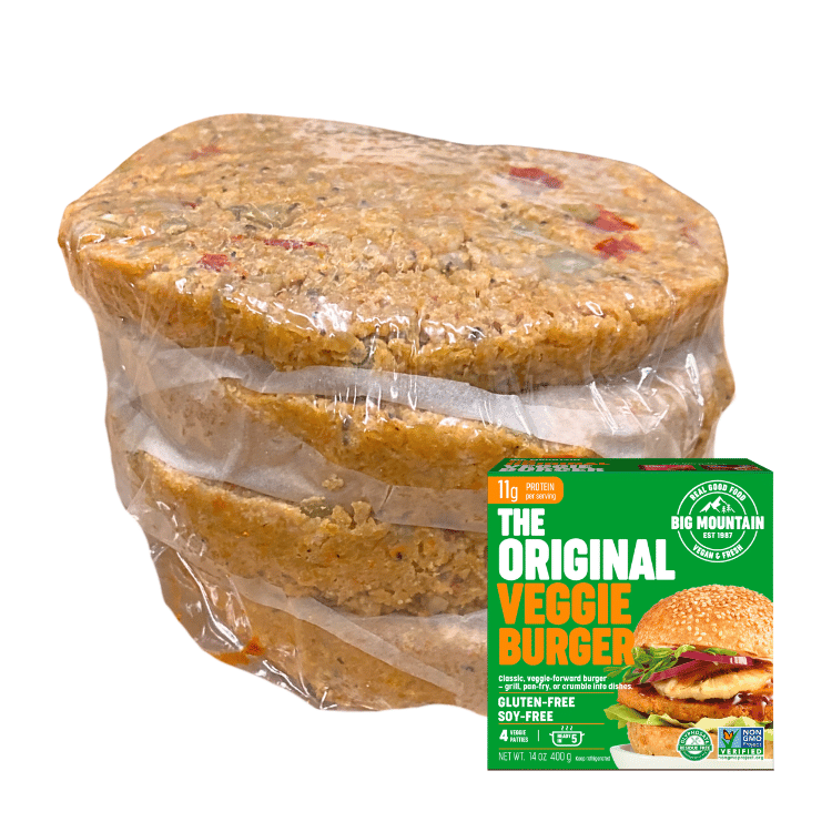CLEARANCE - Big Mountain Food Service Original Veggie Patty 400g
