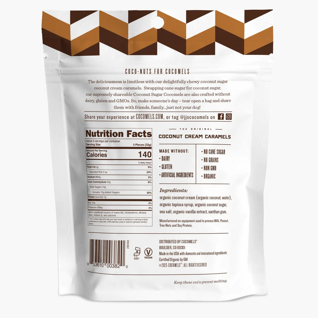 Cocomels Coconut Sugar Coconut Cream Caramels - 99g
