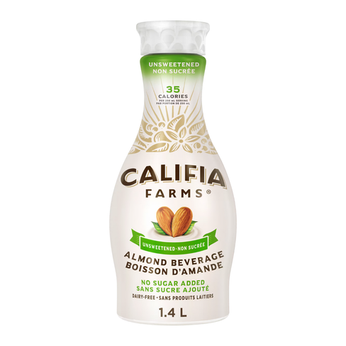 CLEARANCE - Califia Farms Unsweetened Almond Milk - 1.4L