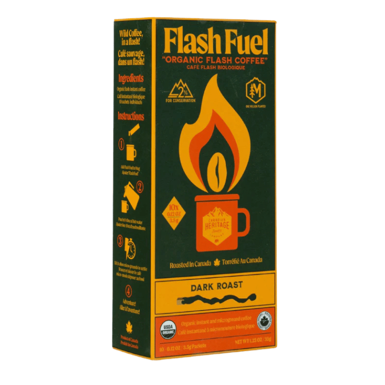 Canadian Heritage Flash Fuel Dark Roast Coffee  - 35g
