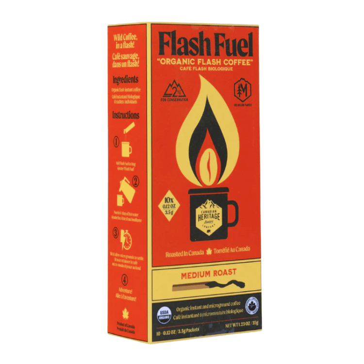 Canadian Heritage Flash Fuel Medium Roast Coffee  - 35g