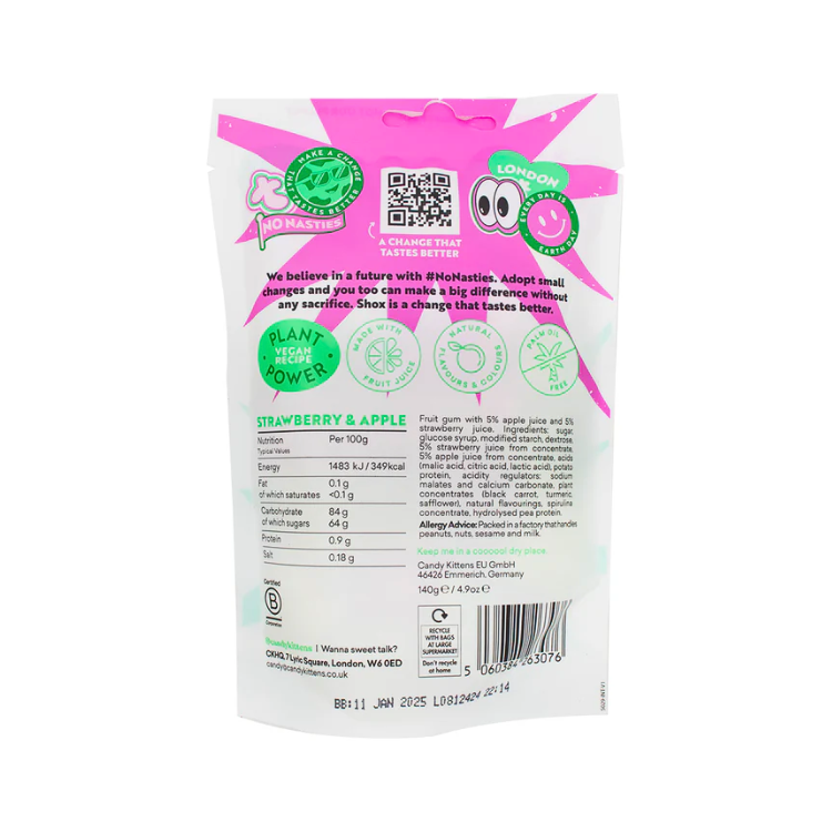 Candy Kittens Shox Gourmet Gummies - 140g