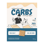 Carbs Sea Salt Sourdough Crackers - 150g