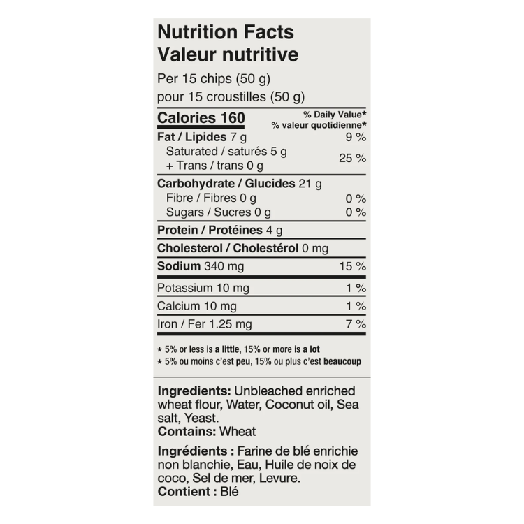 Cedar Valley Selections Sea Salt Pita Chips - 180g