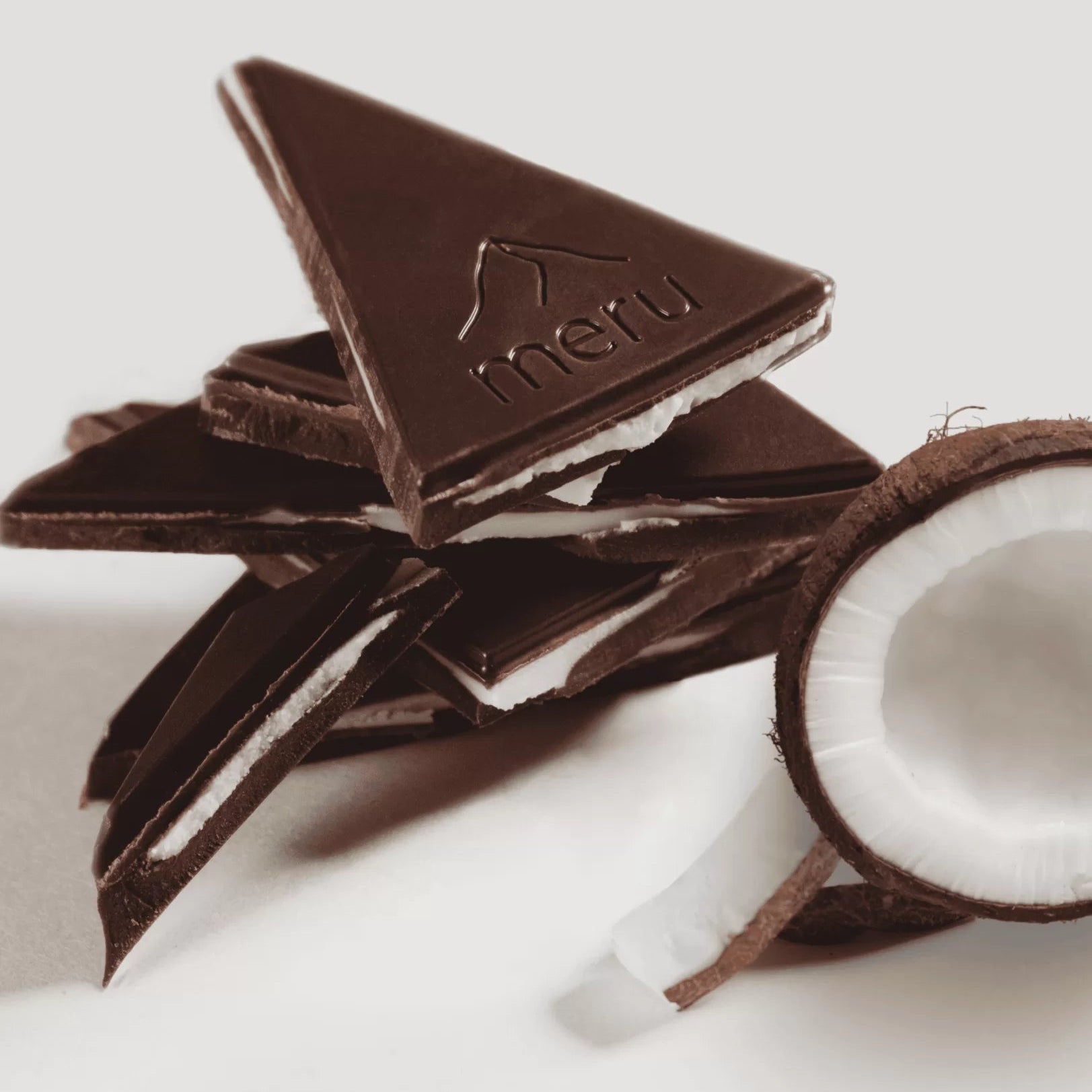 Meru Chocolates Coconut Filled Chocolate Bar - 60g