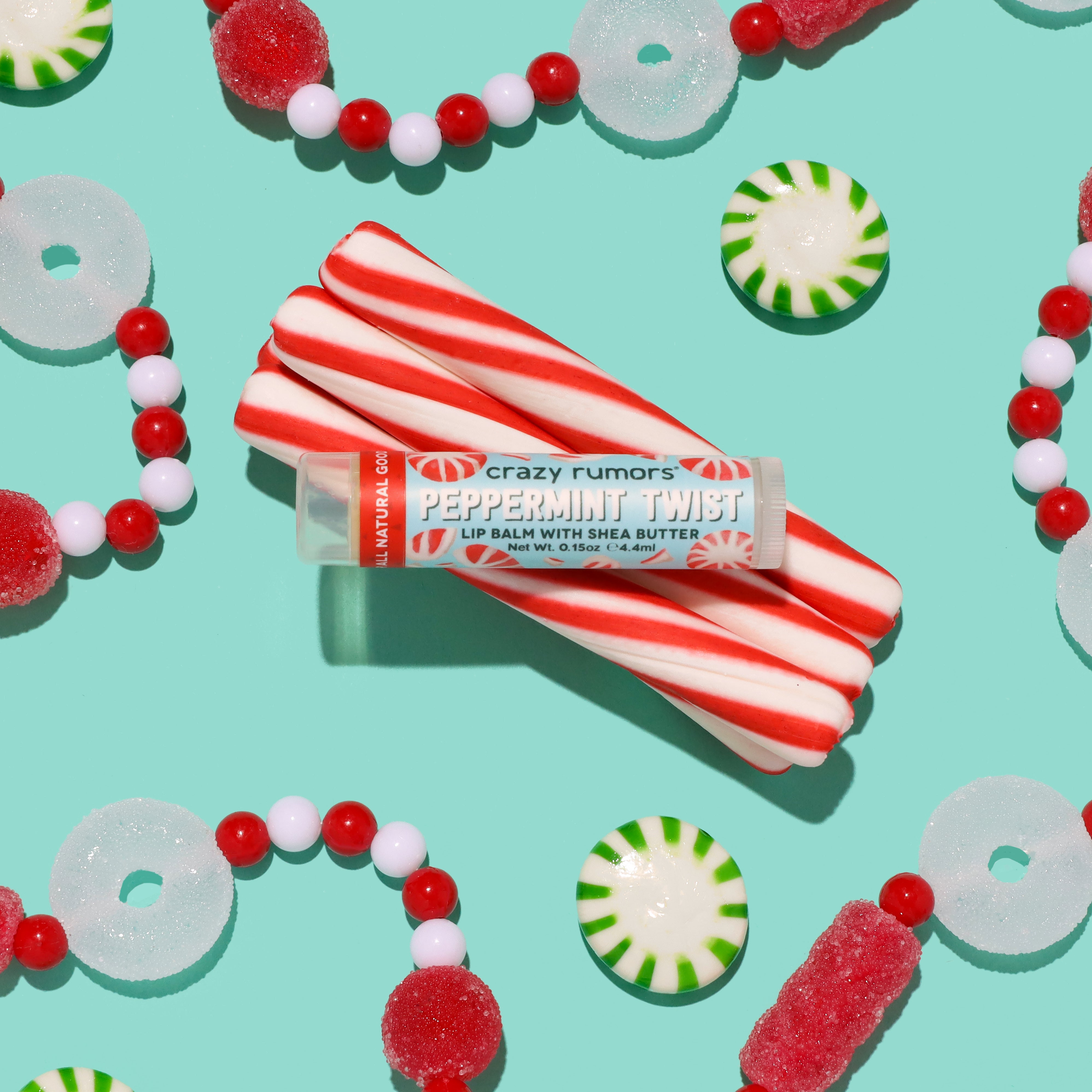 Crazy Rumors Peppermint Twist Lip Balm - 4.2g