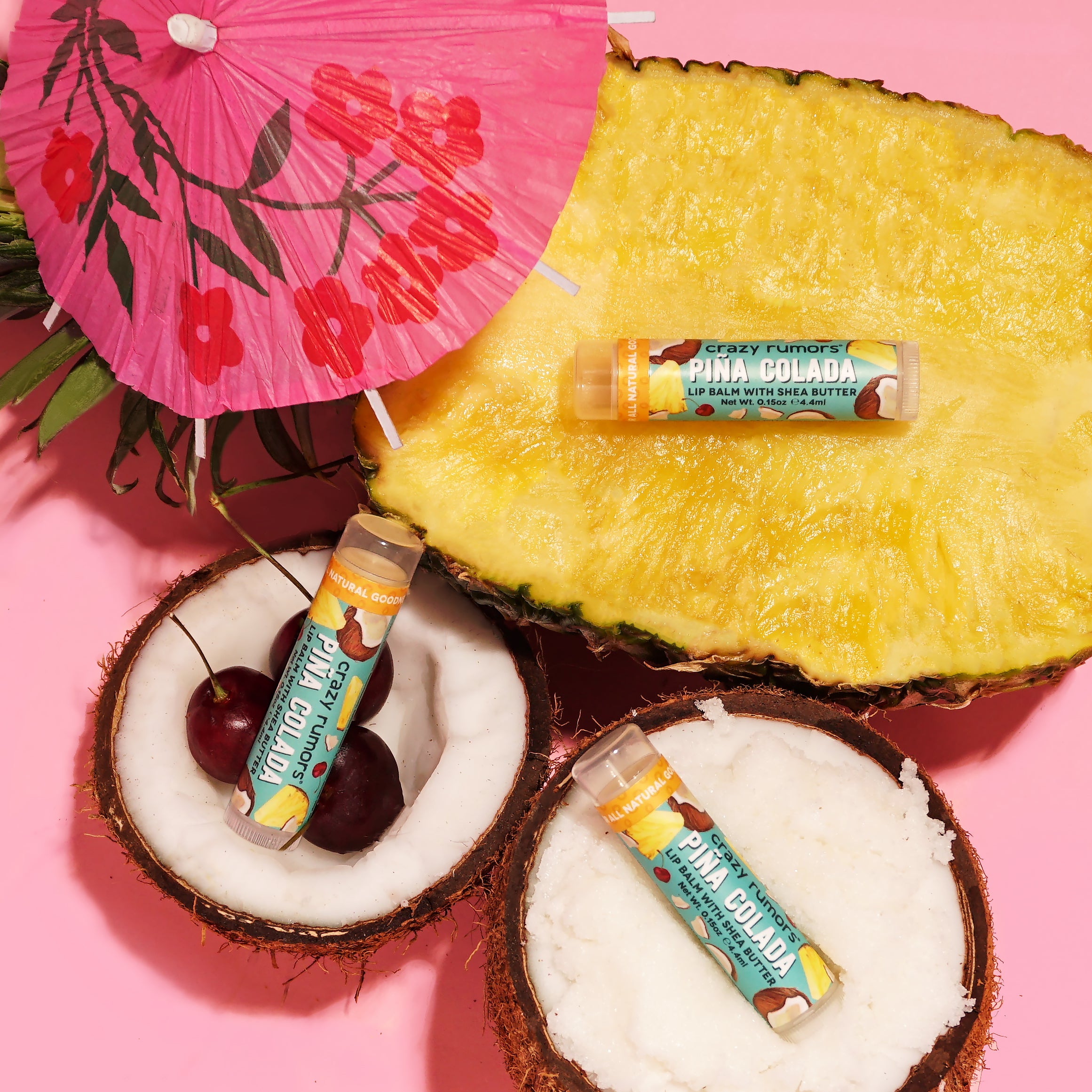 Crazy Rumors Pina Colada Lip Balm - 4.2g