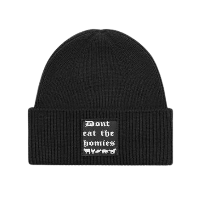 Don't Eat The Homies Everyday Ribbed Beanie - Black