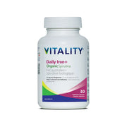 Vitality Daily Iron + Organic Spirulina - 30 Caps
