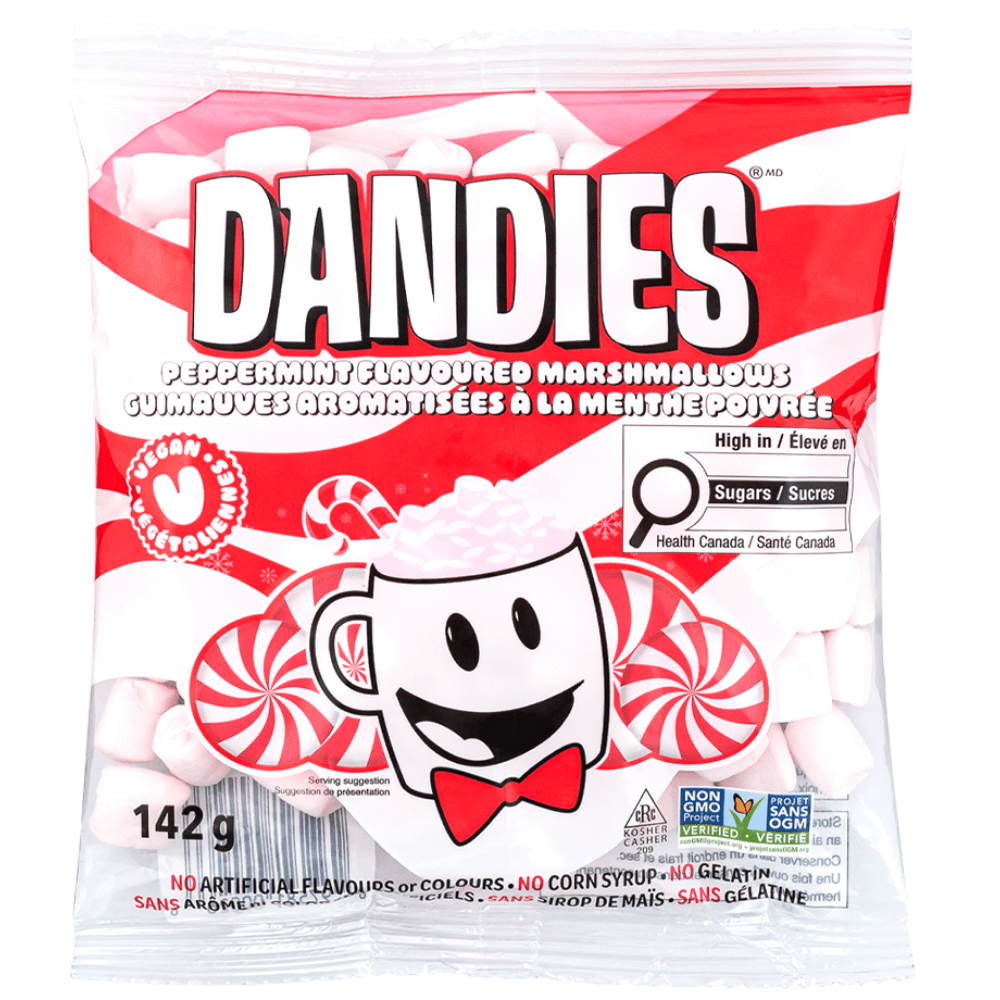 Guimauves à la menthe poivrée Dandies - 142g