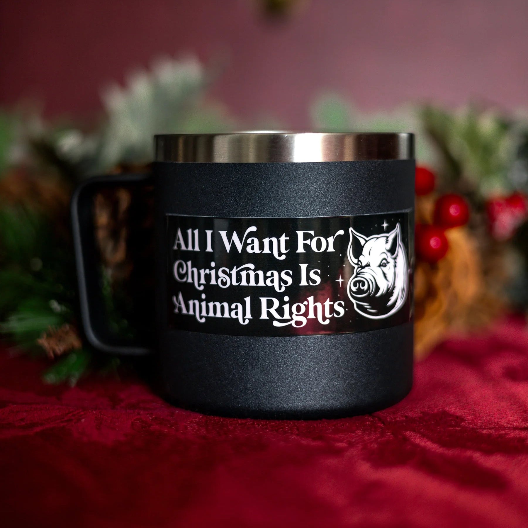 Renegade Stickers 'All I Want For Christmas Is Animal Rights' Sticker