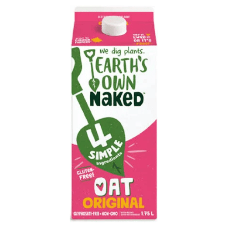 CLEARANCE - Earth's Own Naked Oat Milk - 1.75L