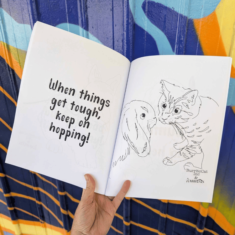 The Rabbitats Colouring Book